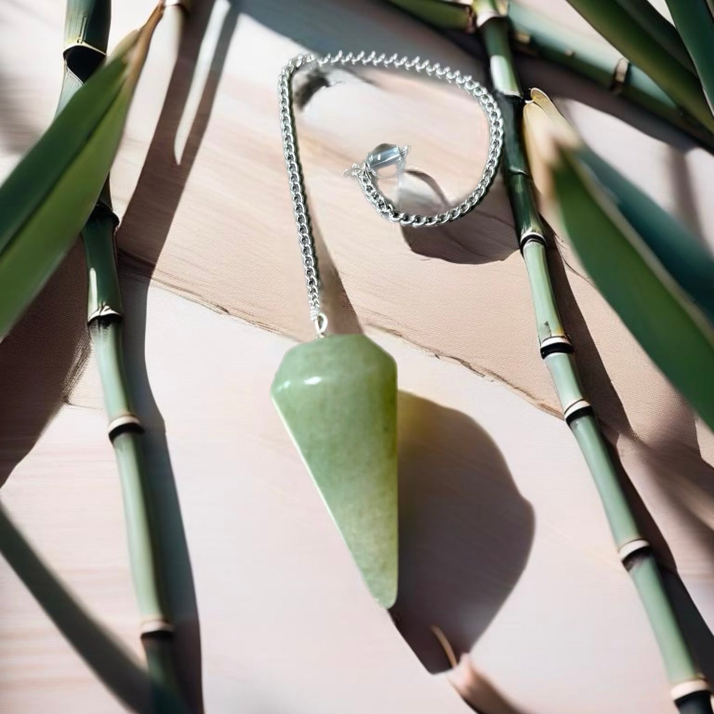GREEN AVENTURINE PENDULUM
